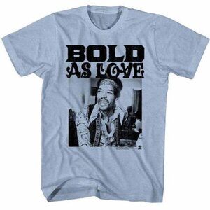T Shirt Jimi Hendrix Bold As Love Blue Unisex T Shirt